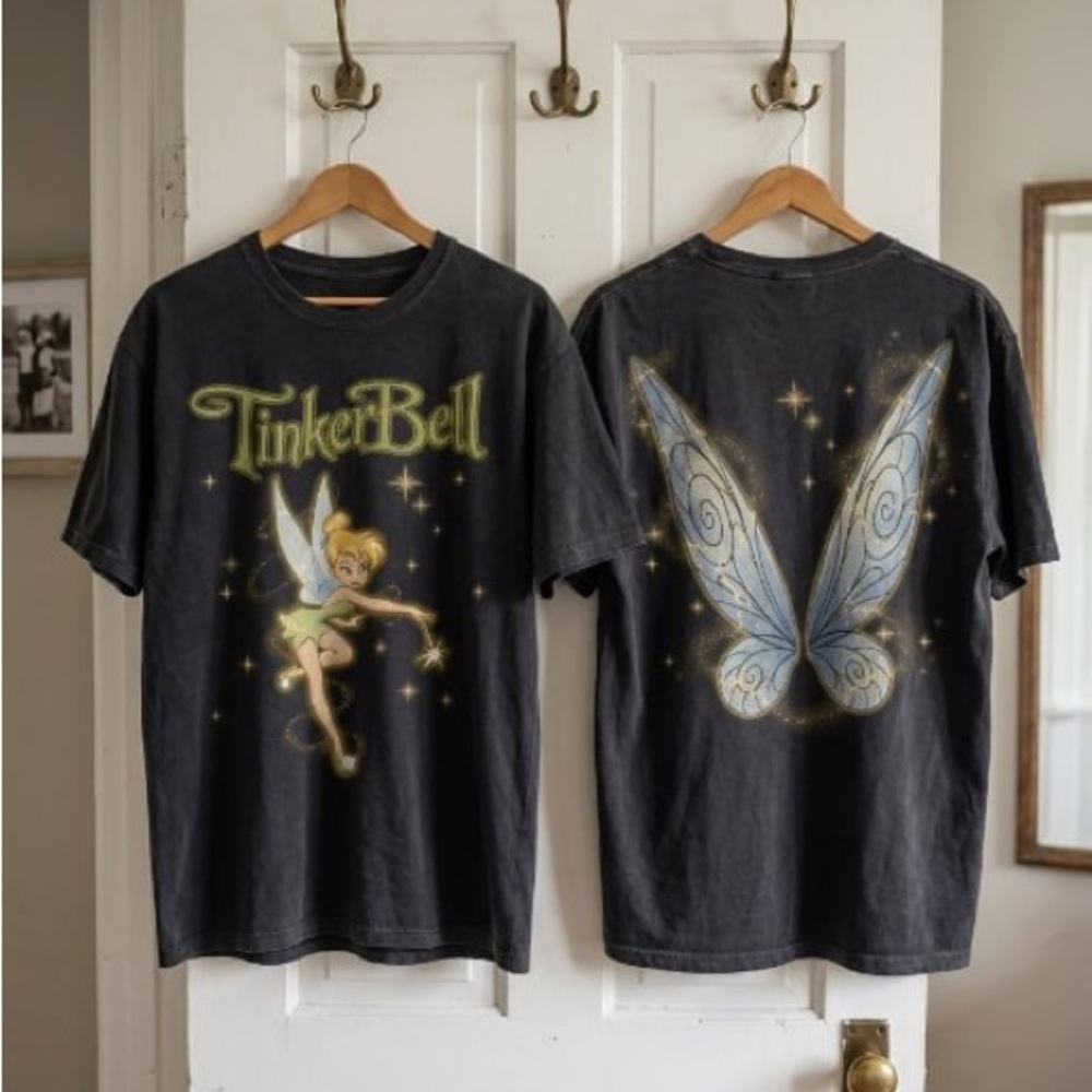 Tinker Bell Black Graphic Tee - Picture 1 of 1
